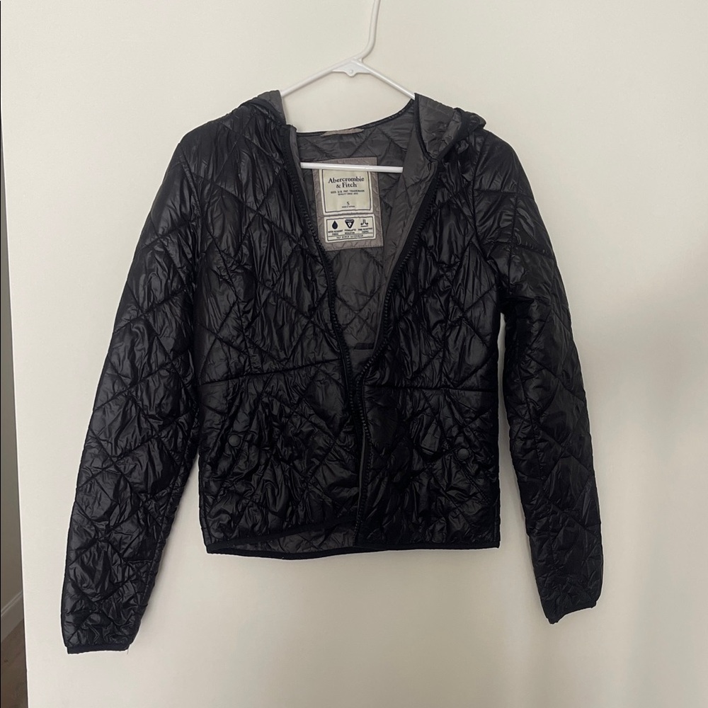 Abercrombie & Fitch Brown Quilted Outerwear